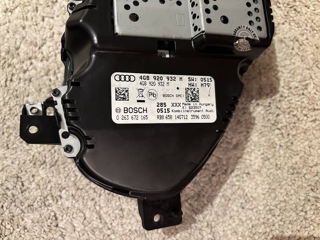 Audi Tutti pezzi di ricambio auto: Audi Tacho A6 S6 C7 4G Bosch original – Usato da Würenlos venduto da Daveness 3