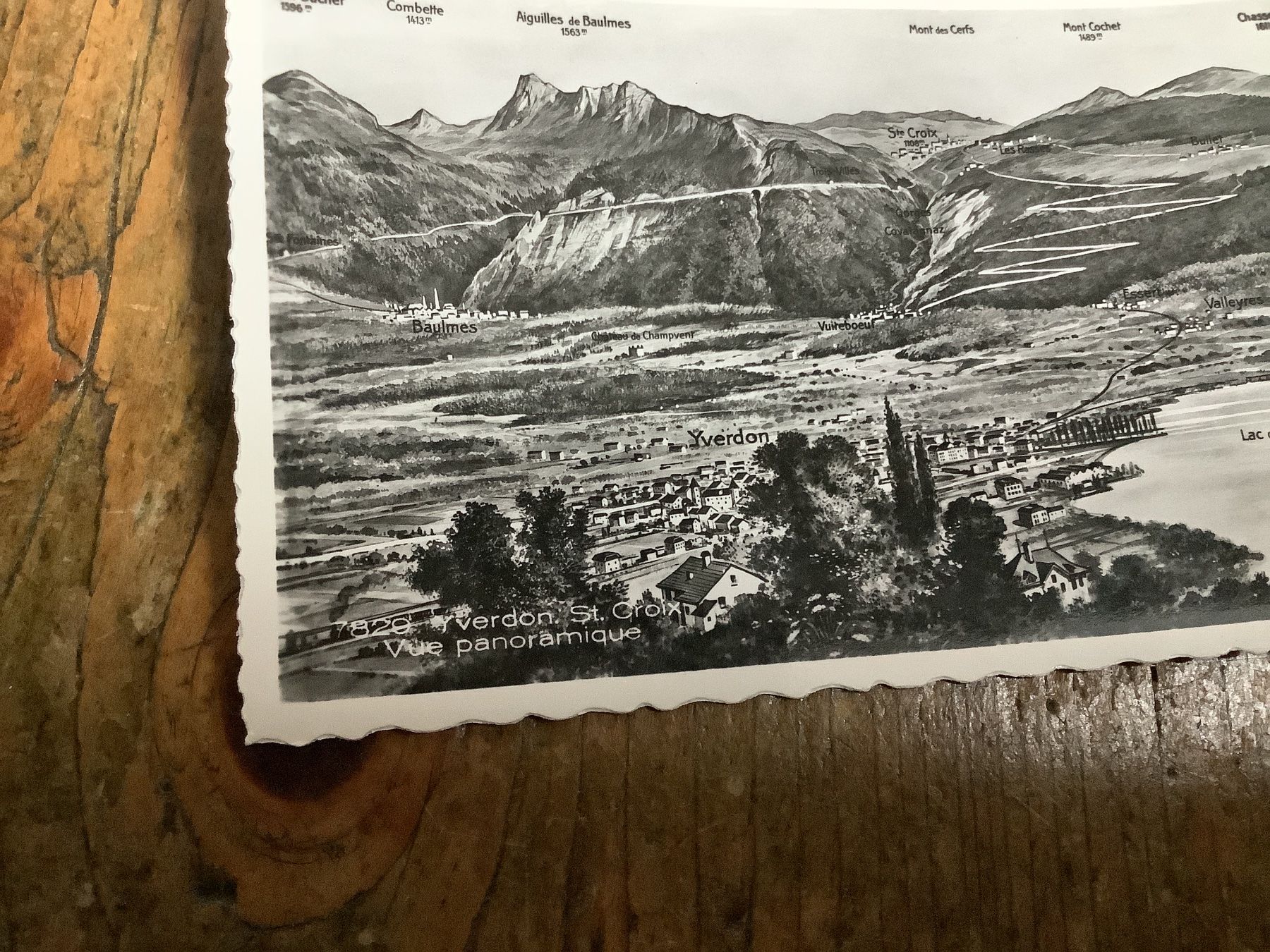 Ansichtskarten: Vintage Ansichtskarte Yverdon, St. Croix – Gebraucht aus Flaach von Monisoldshop 2