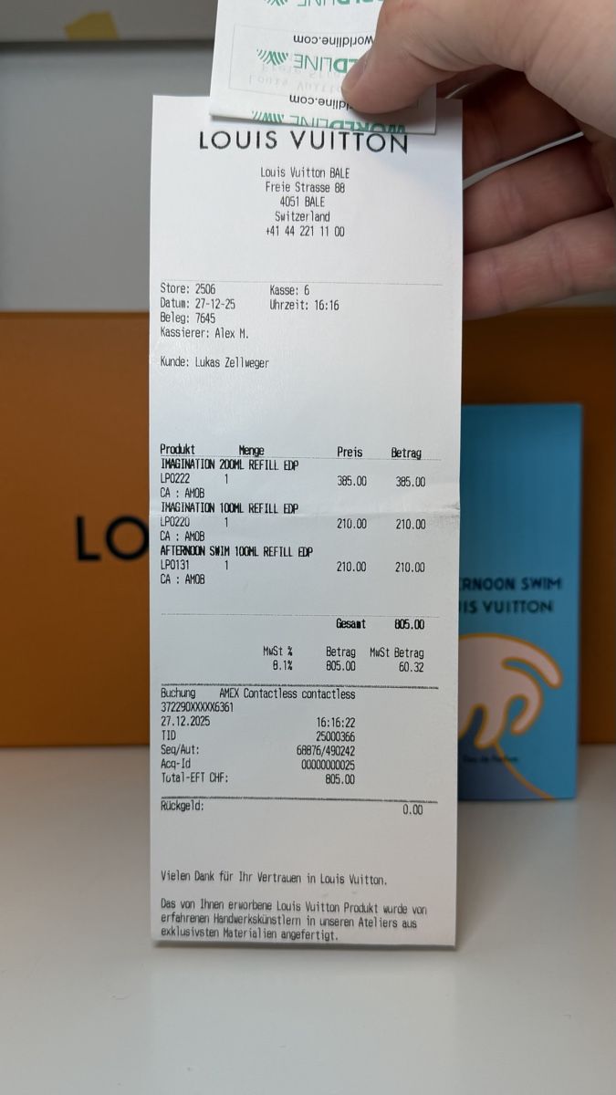 Louis Vuitton Parfum & Eau de Toilette: Louis Vuitton Afternoon swim  – Neu und originalverpackt aus Fislisbach von lze_z62j 3