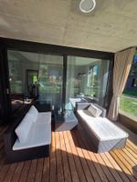 Rattan Lounge von Gonser
