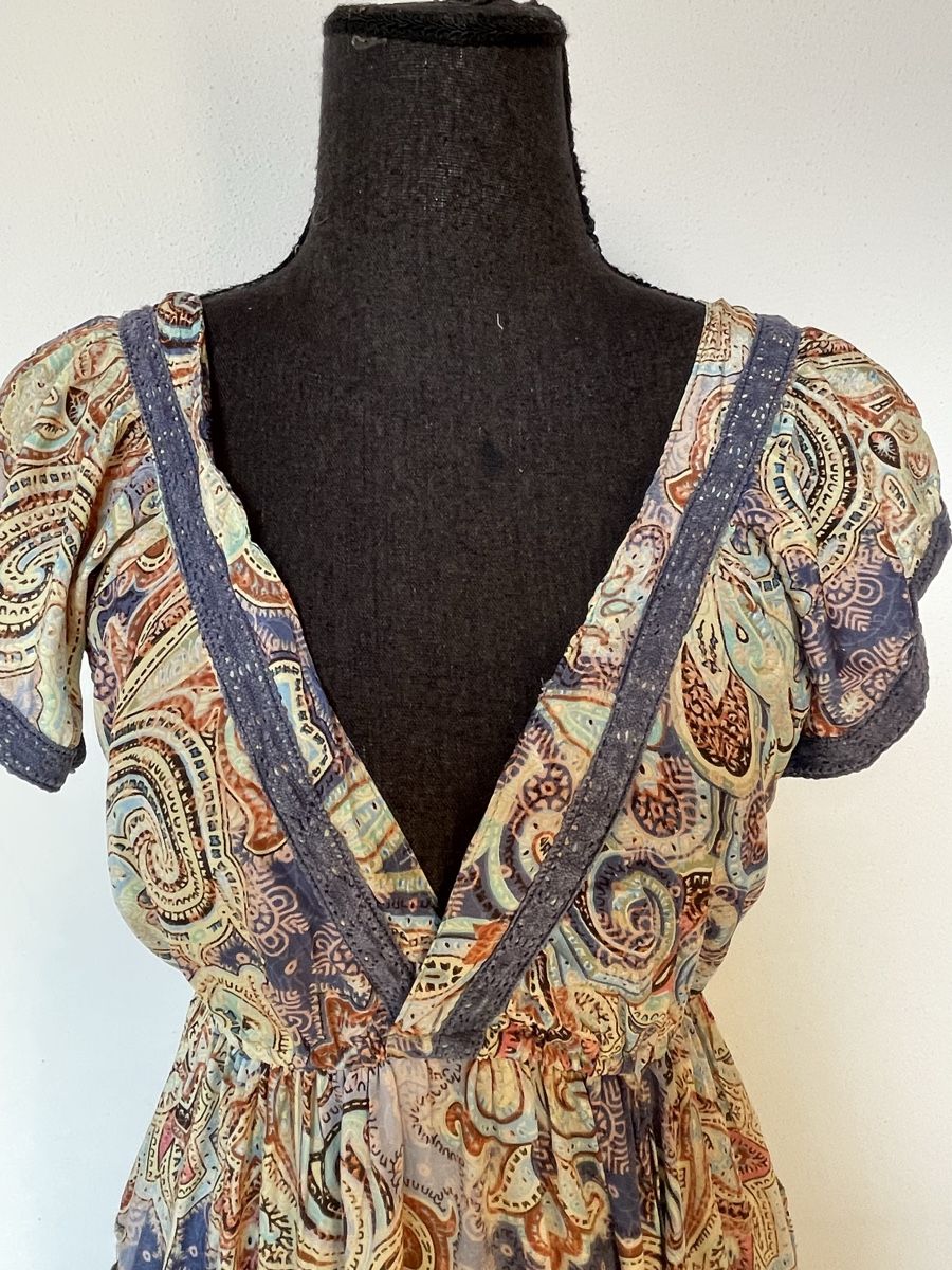 Robes: Boho Stufenmaxikleid mit Seide – Neuf (Voir description) à Sigriswil par ck56 2