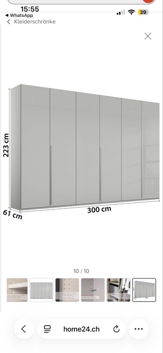 Schränke: Kleiderschrank – Neu (gemäss Beschreibung) aus Aadorf von mar_5527 8