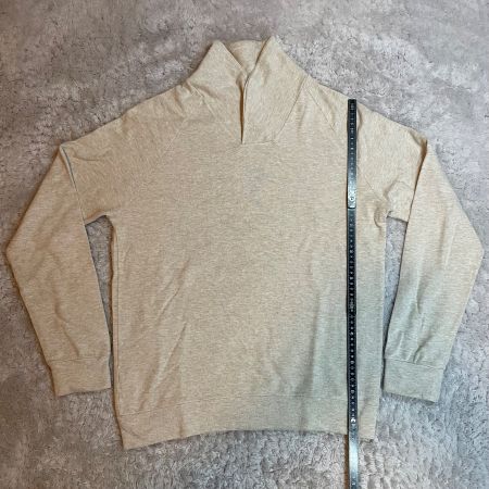 Blue Lemon Lounge-Pullover Schalkragen Made in Italy
