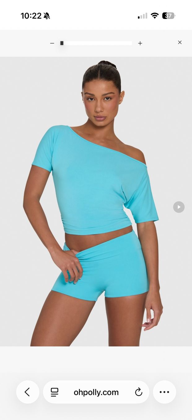 Top: Oh Polly Buttercloud Set Aqua Gr. S – Usato da Klingnau venduto da Vdado