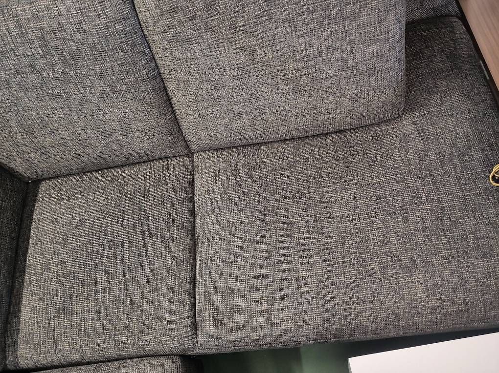 Sofas: Ecksofa grau Stoff – Gebraucht aus Pratteln von Cartonsducoeur_bl 2