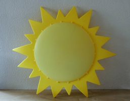 Grande lampe soleil Smila Sol, Anna Efverlund pour Ikea, 90s