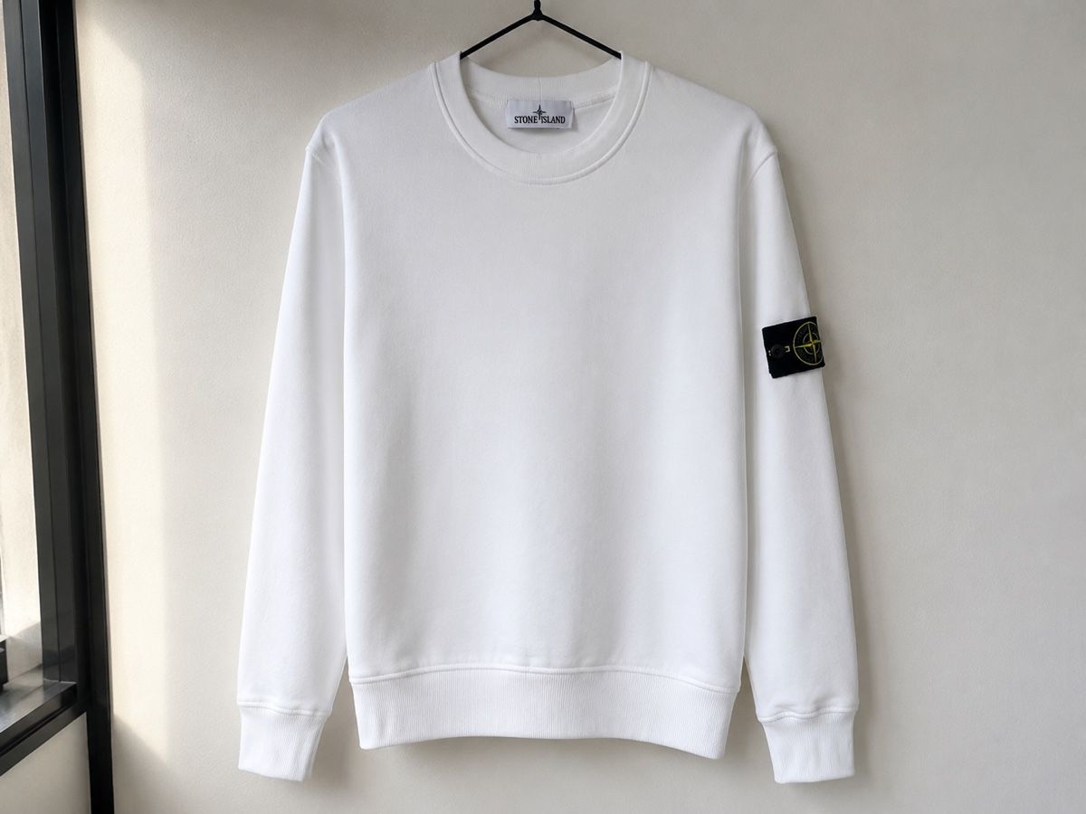 Stone Island Maglioni & Felpe: Stone Island Pullover | Weiss | Grösse M – Nuovo (secondo la descrizione) da Zürich venduto da abi_d8rr