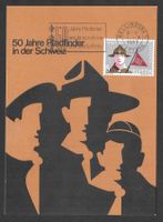 Maximumkarte 395 50 Jahre Pfadfinder Bellinzona 1.4.1963