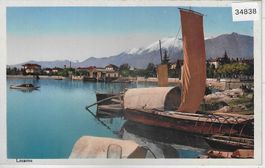 Locarno - Am Hafen - Litho