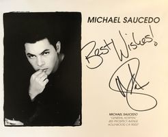 Michael Saucedo Autogramm signiert Foto 20x30cm