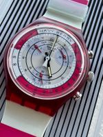 SWATCH *CHRONO* SCR100* NAVY BERRY* NEU-1991-PERFEKTE FARBEN