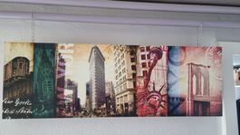 New York Leinwand Bild Deko Vintage Stil 🗽🚕