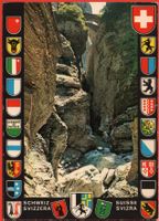 Wappen-AK THUSIS Viamalaschlucht