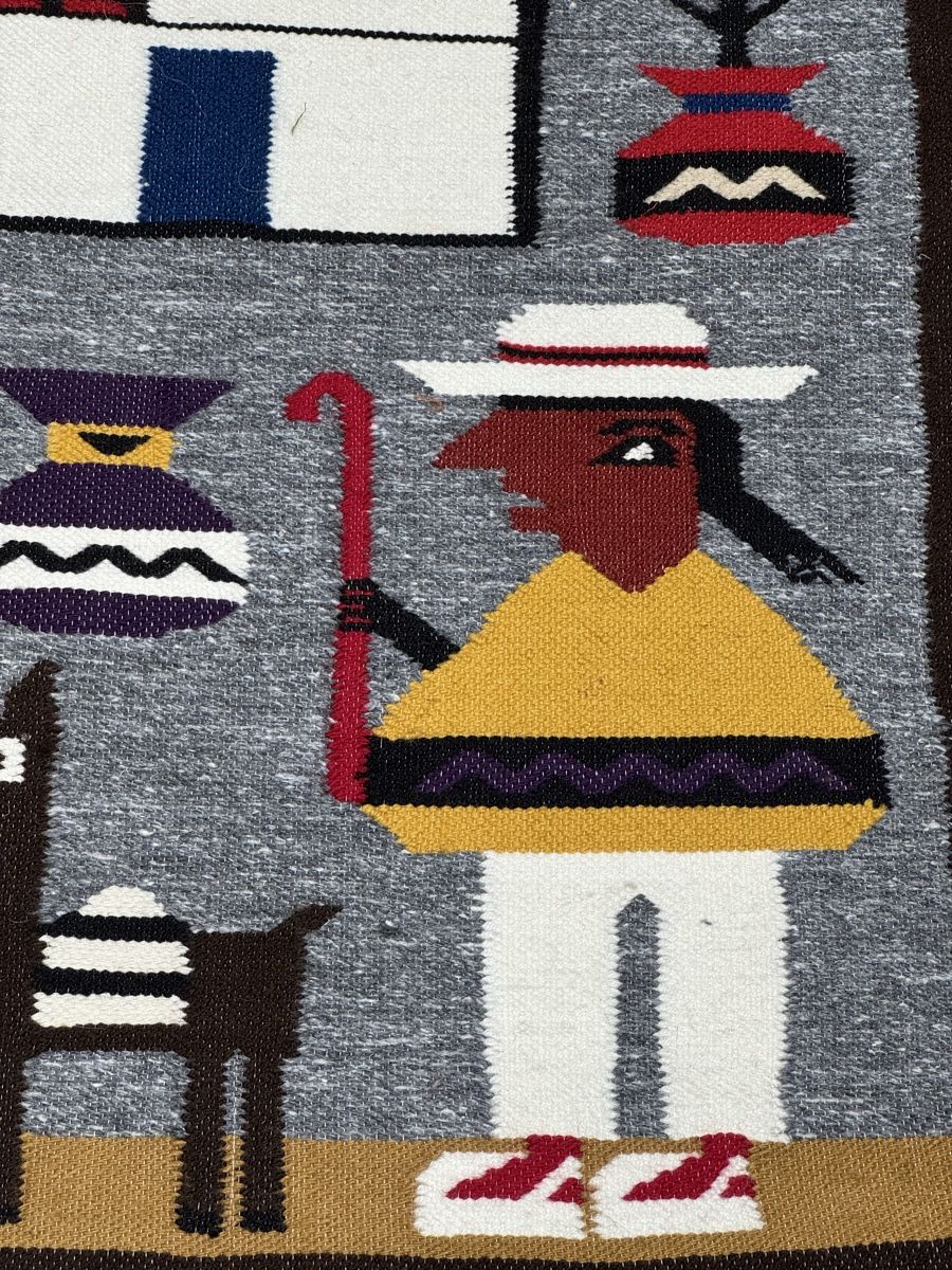 Tappeti: Peru Wandteppich Ethno Look, Handarbeit – Usato da Liestal venduto da nani054 3