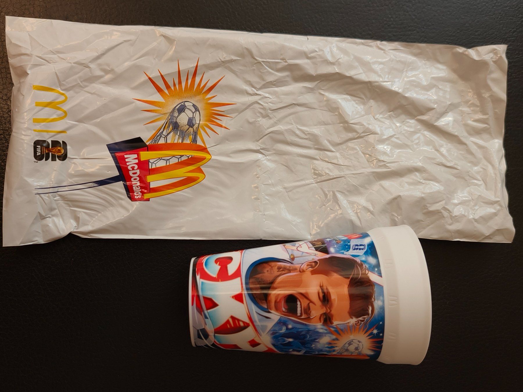 Mc Donald's Bicchieri: McDonald's Becher  David Beckham WM 2026 – Usato da Hitzkirch venduto da Macaco10