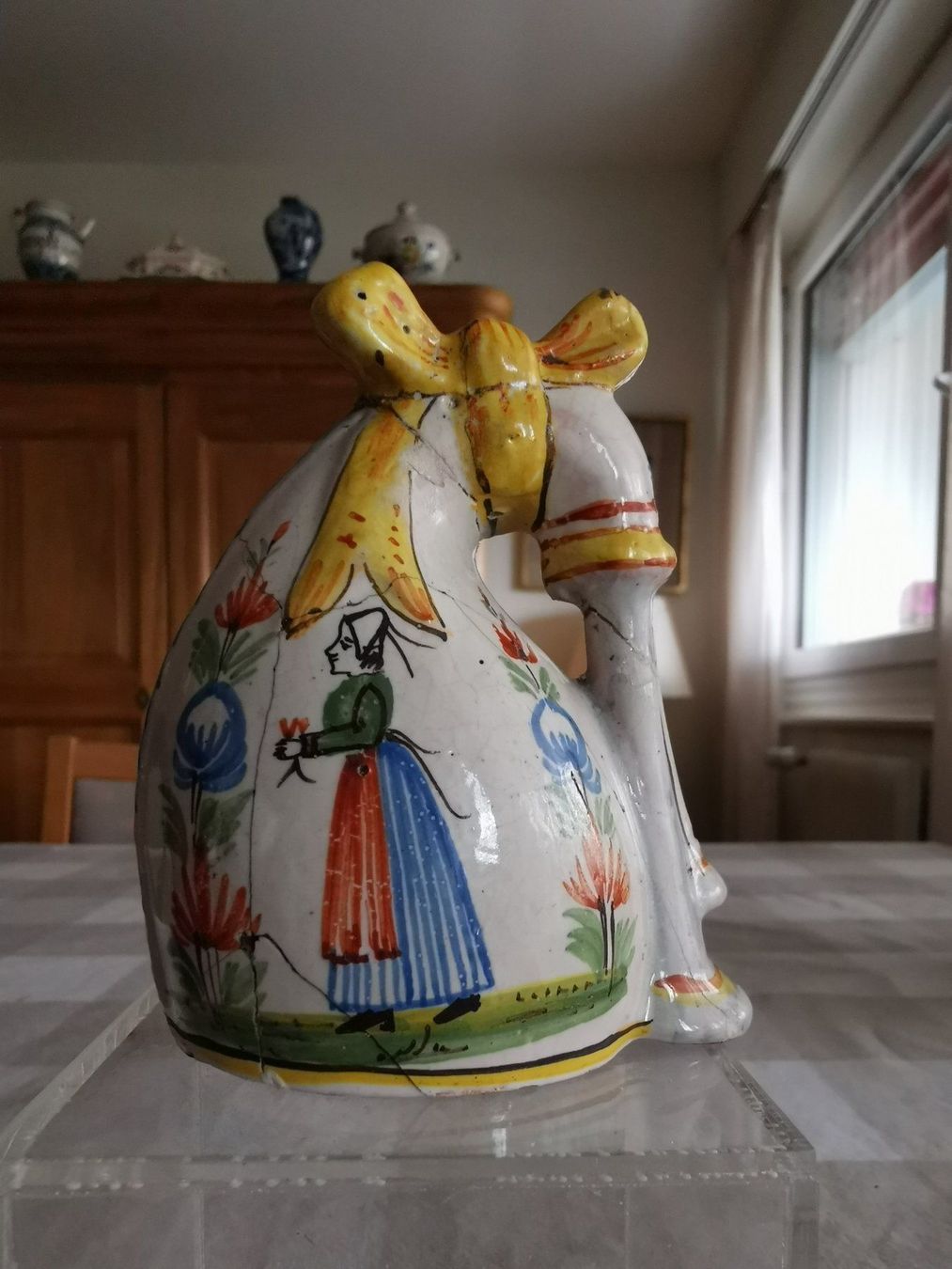 Campanacci mucche: Antikes Glöckchen aus Fayence – Usato da La Tour-de-Peilz venduto da minipuce123