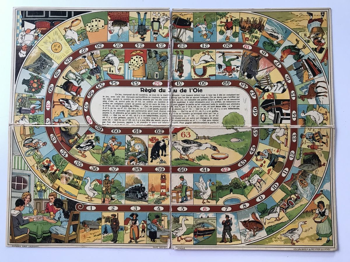 Giochi: Jeu de l’oie ancien – Usato da Villeneuve VD venduto da sim_q5hp