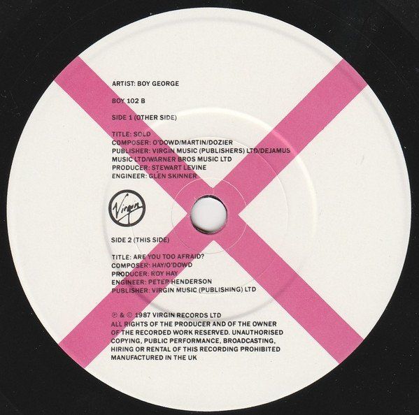 Schallplatten: Boy George: Sold 7" – Gebraucht aus Steinhausen von Vilivinili 1