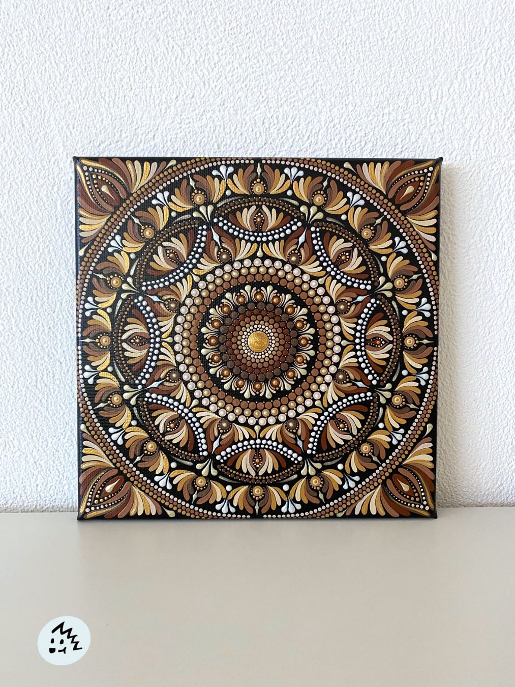 Foto & Immagini: Mandala Bild auf Leinwand, Bild, Dekoration, Geschenk – Nuovo e nell'imballaggio originale da Fanas venduto da Omibia 3