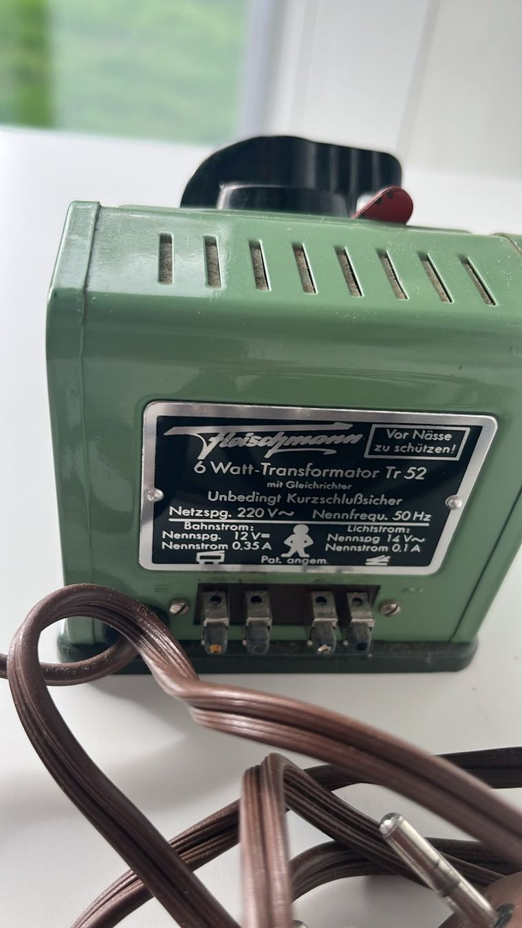 Fleischmann Modelleisenbahnen: 6 Watt Transformator – Gebraucht aus Baden von Muschti 1