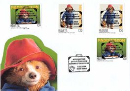 PADDINGTON - FDC Blockzähnung und ZWISCHENSTEG !!!