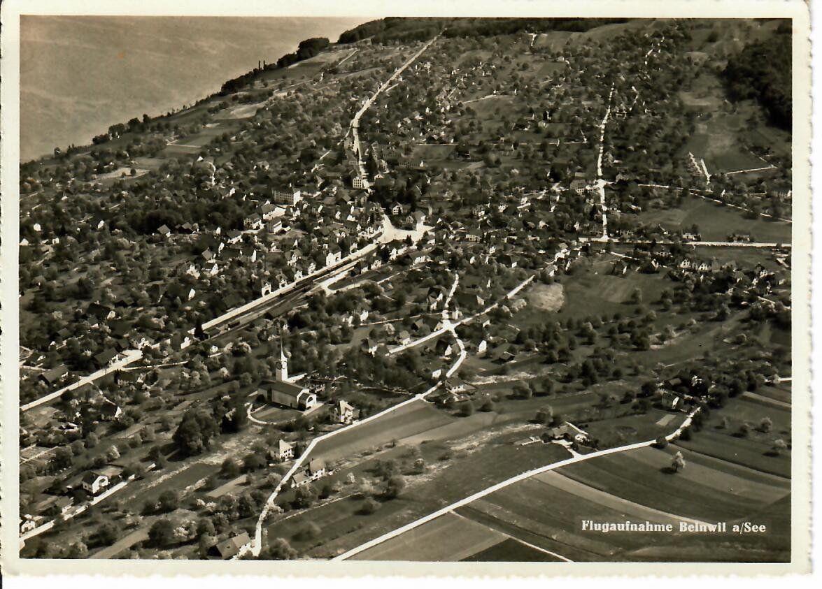 Cartoline postali: Flugaufnahme Beinwil am See – Usato da Hochdorf venduto da Ziegel-16