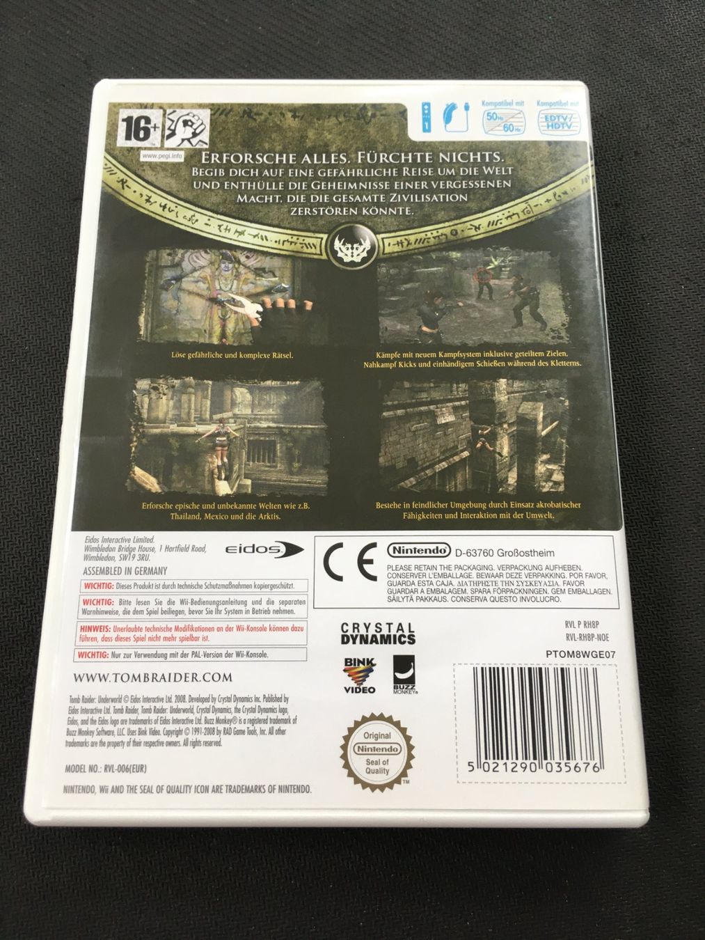 Nintendo Giochi: Tomb Raider Underworld - Nintendo Wii – Usato da St.Gallen venduto da Punktchen01 1