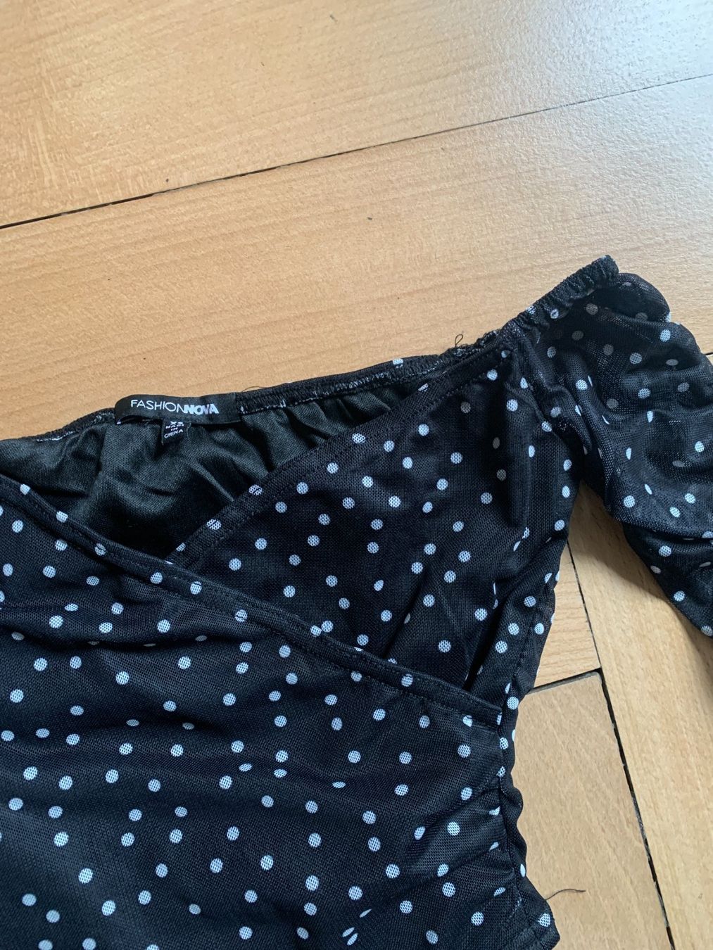 Top: Cropped Oberteil mit Polka Dots - XS – Usato da Zürich venduto da Diazaio 1