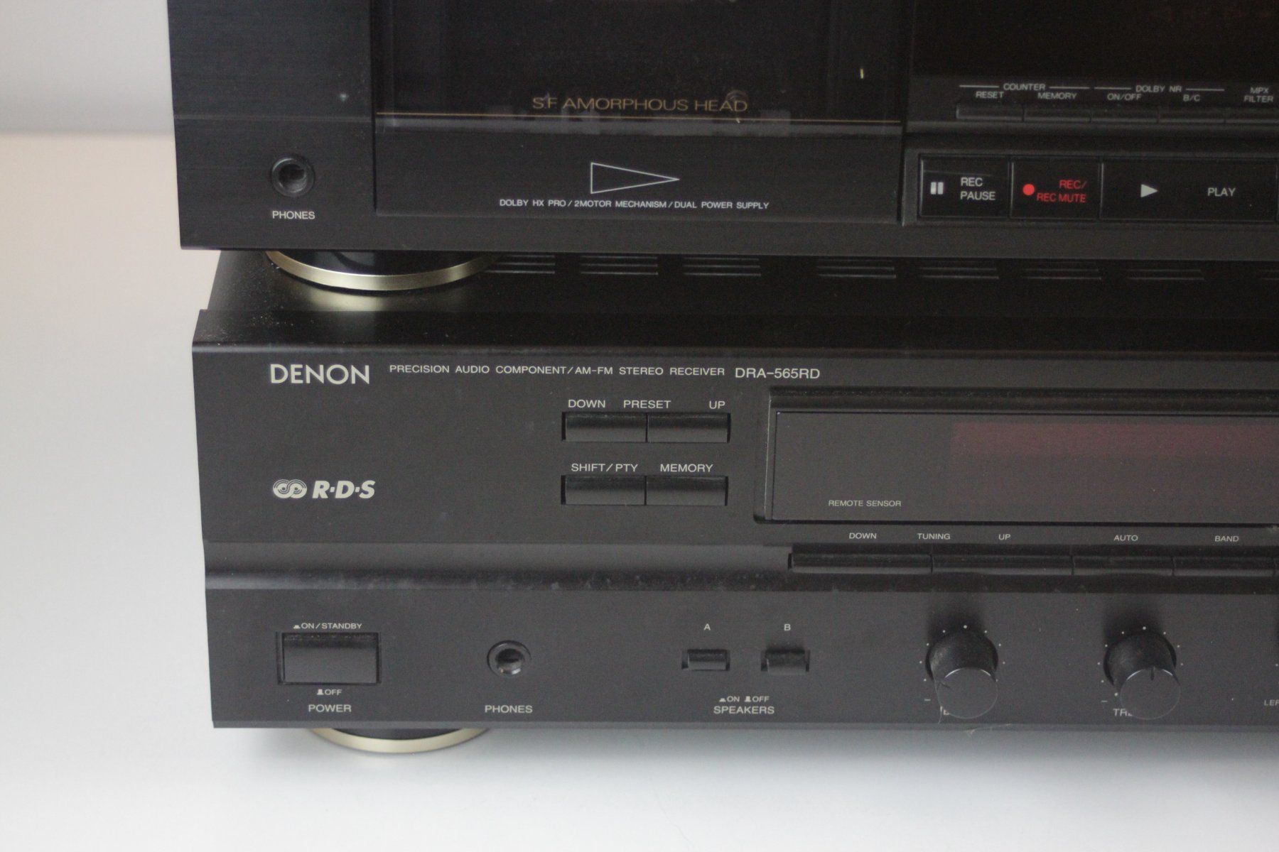 Denon Amplificatori: Denon Hi-Fi Set DRA-565RD & DRM-600 – Usato da Basel venduto da IRMAundFRED 4