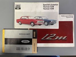 Ford Taunus 12M / 15M Serviceheft / Betriebsanleitung