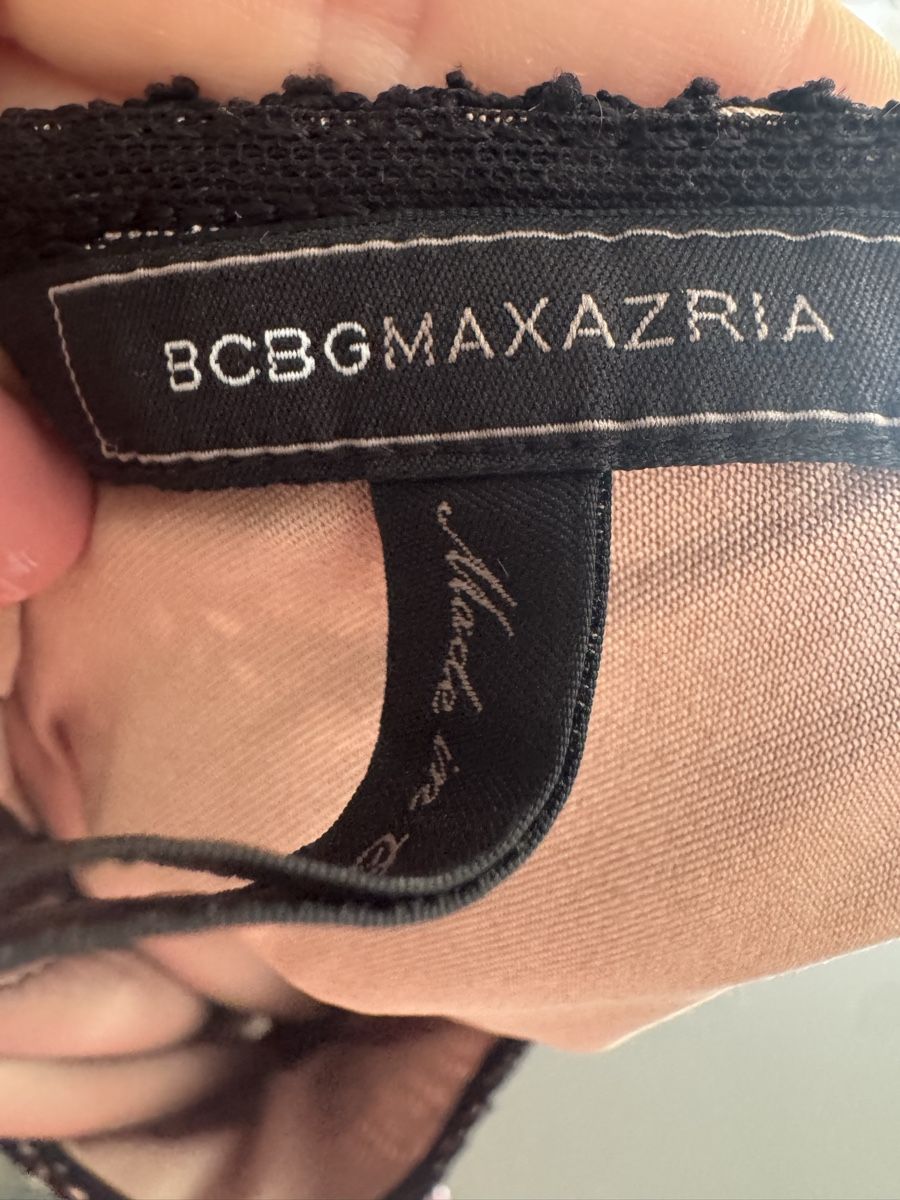 Camicette: BCBGMAXAZRIA Lace Peplum Top Black Size L – Usato da Zürich venduto da alieacelina 2