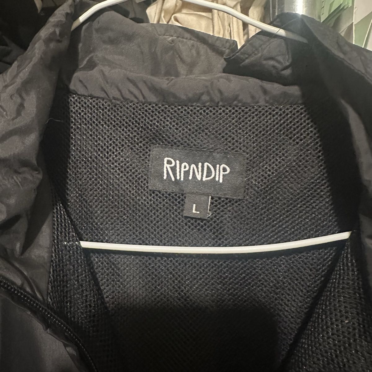Ripndip Giacche: Ripndip "Must be Nice" Reflective Anorak Jacket Size L – Usato da Genève venduto da ravehotline 3