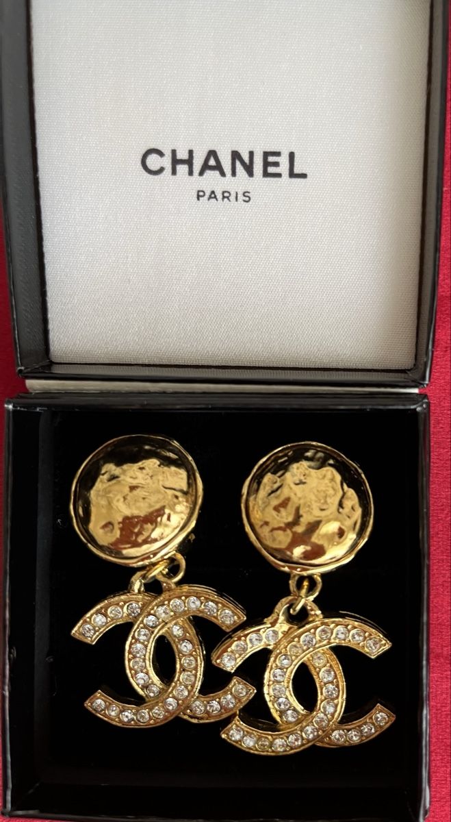 Chanel Orecchini pendenti & Orecchini a lobo: CHANEL Ohrclips – Usato da Widen venduto da evce1318