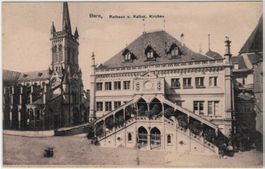 BE 152 Bern Rathaus und Kath. Kirche