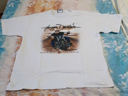 T-shirt Harley-Davidson Australie,Down Under ☀️Moto Vintage