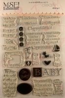 MSE Silicone Baby Themed Stamps