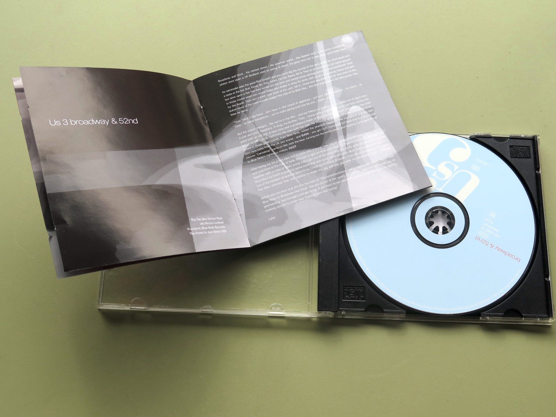CD: (p) CD US3: Broadway & 52nd, 1997 – Usato da Bern venduto da Balzamico 2