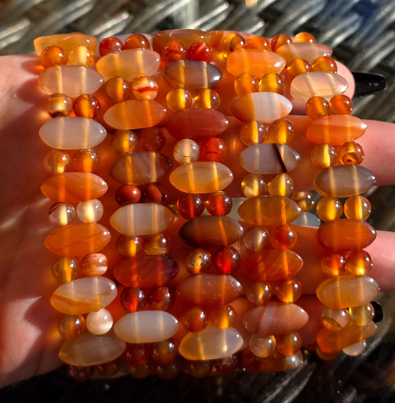 Minerali & Pietre curative: Karneol Achat Armband – Nuovo e nell'imballaggio originale da Matzingen venduto da Shay_Crystalz 2
