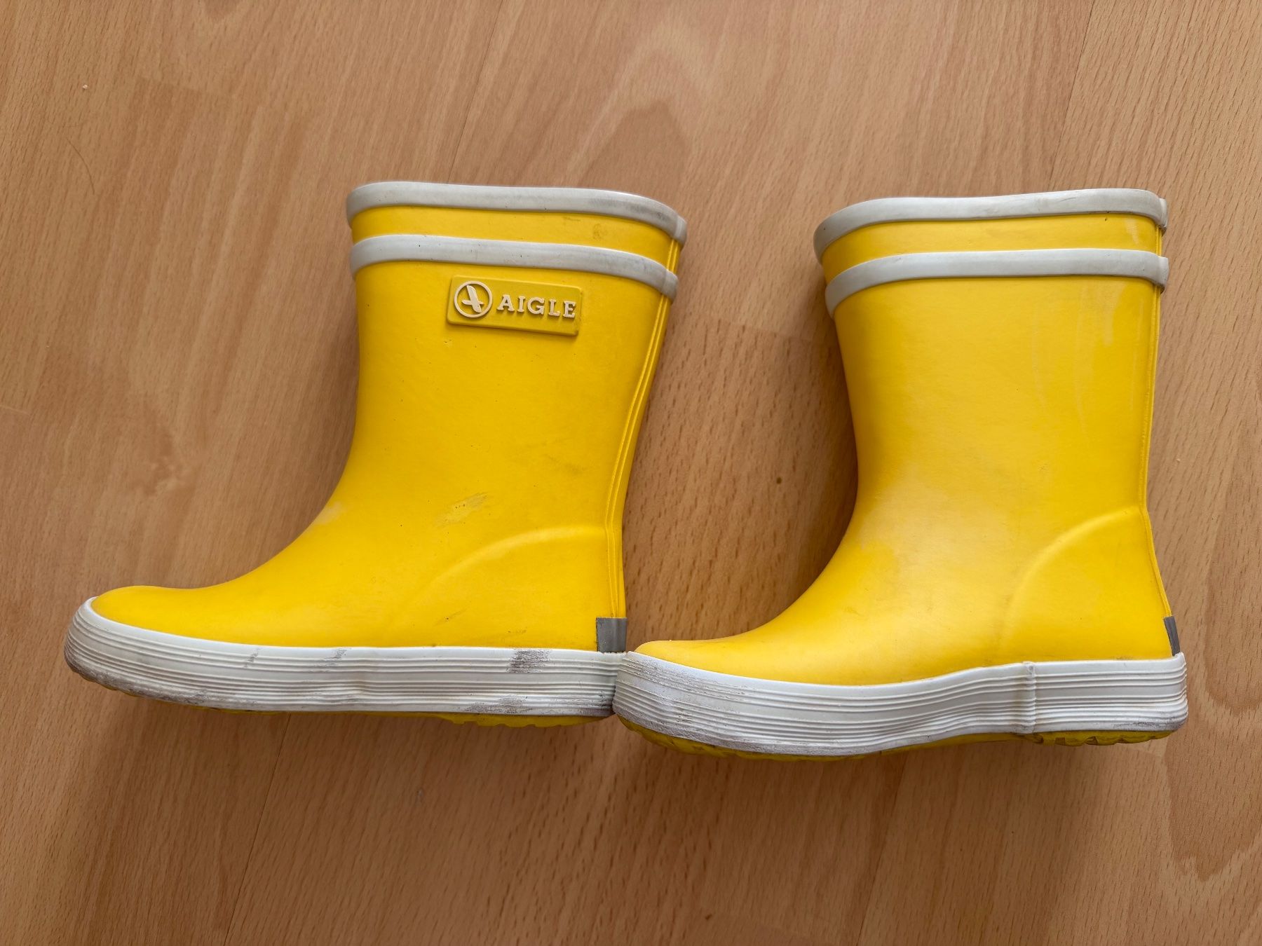 Chaussures garçon: Aigle - gelbe Kindergummistiefel – D'occasion à Zürich par laurapb 1