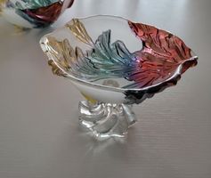 Vintage 2 Glasschale Walther Glas