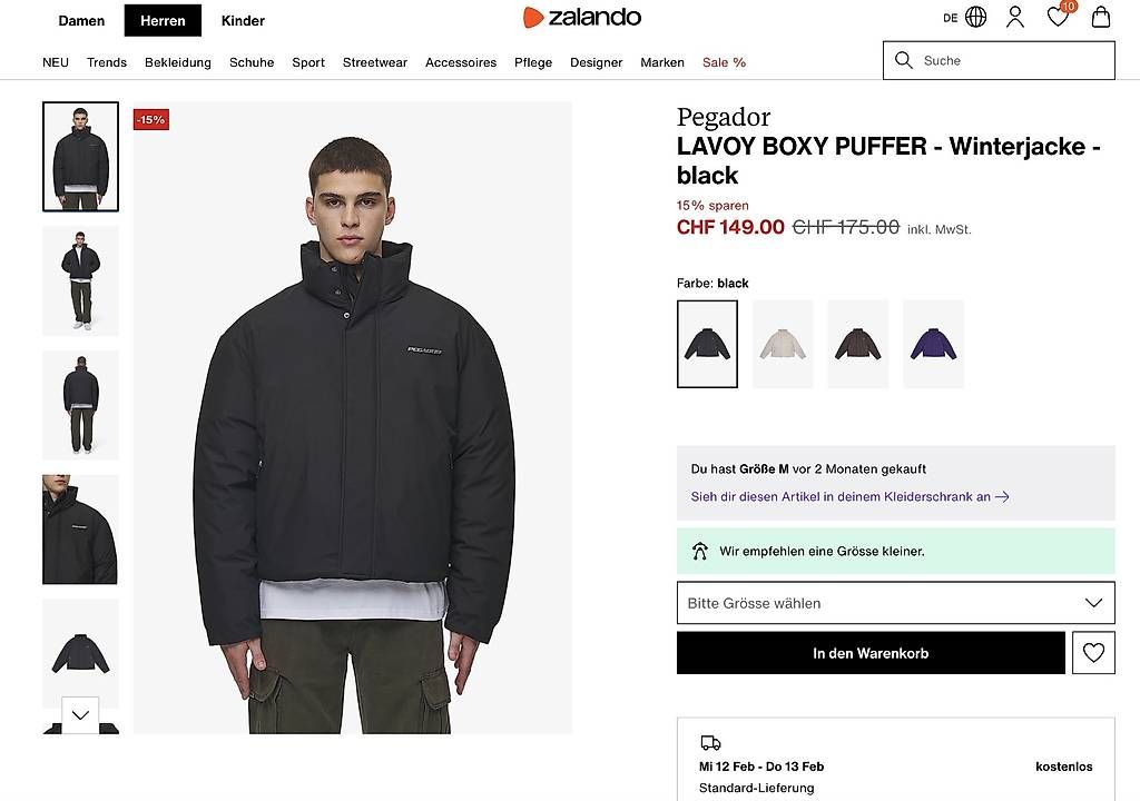 Giacche: Pegador Jacke Boxy Puffer  – Usato da Jona venduto da Merlik 3