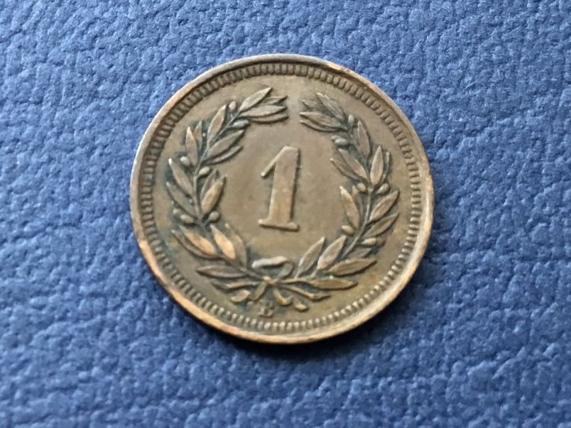 Alle Münzen: 1 Rappen 1931 VZ – Gebraucht aus St. Margrethen SG von alfapeugeot10 1