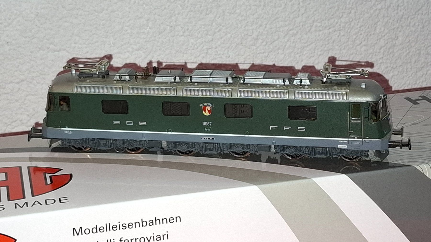Hag Modellini di ferrovie: HAG : Re 6/6 " Bischofszell " DC, Digital – Usato da Märwil venduto da Siebenzipfel
