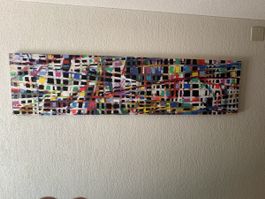 Abstraktes Bild modern farbig