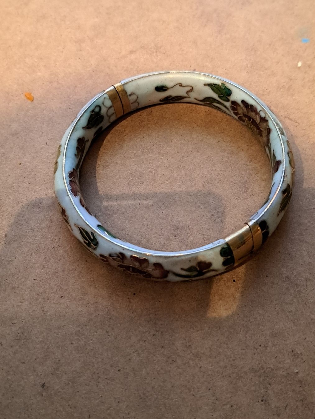 Bracciali & Braccialetti: Vintage Cloisonné Armreif, Blumenmuster,emailliert – Usato da Kölliken venduto da Upcycling-by-Mc-TAM 9