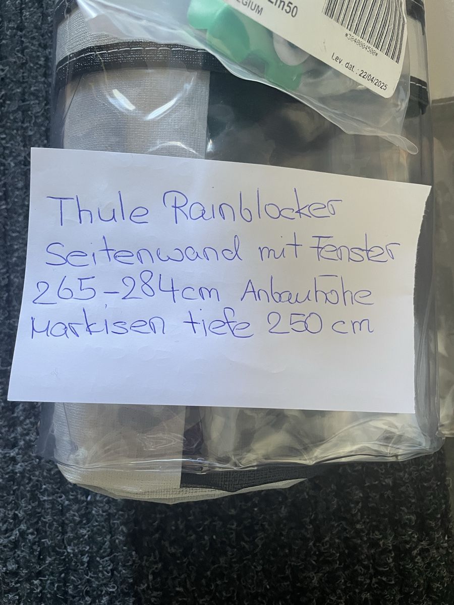 Thule Verande & Tende da sole: Thule Rainblocker Seitenwand – Nuovo e nell'imballaggio originale da Uttwil venduto da Mirabellablau 4