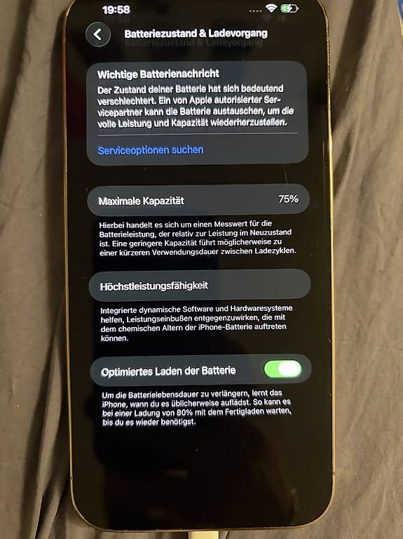 Telefoni cellulari / Smartphones: iPhone 13 Pro Max 128GB Gold Handy – Usato da Worb venduto da ansari 1