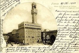 Frienze - Piazza della Signiora ... 1900