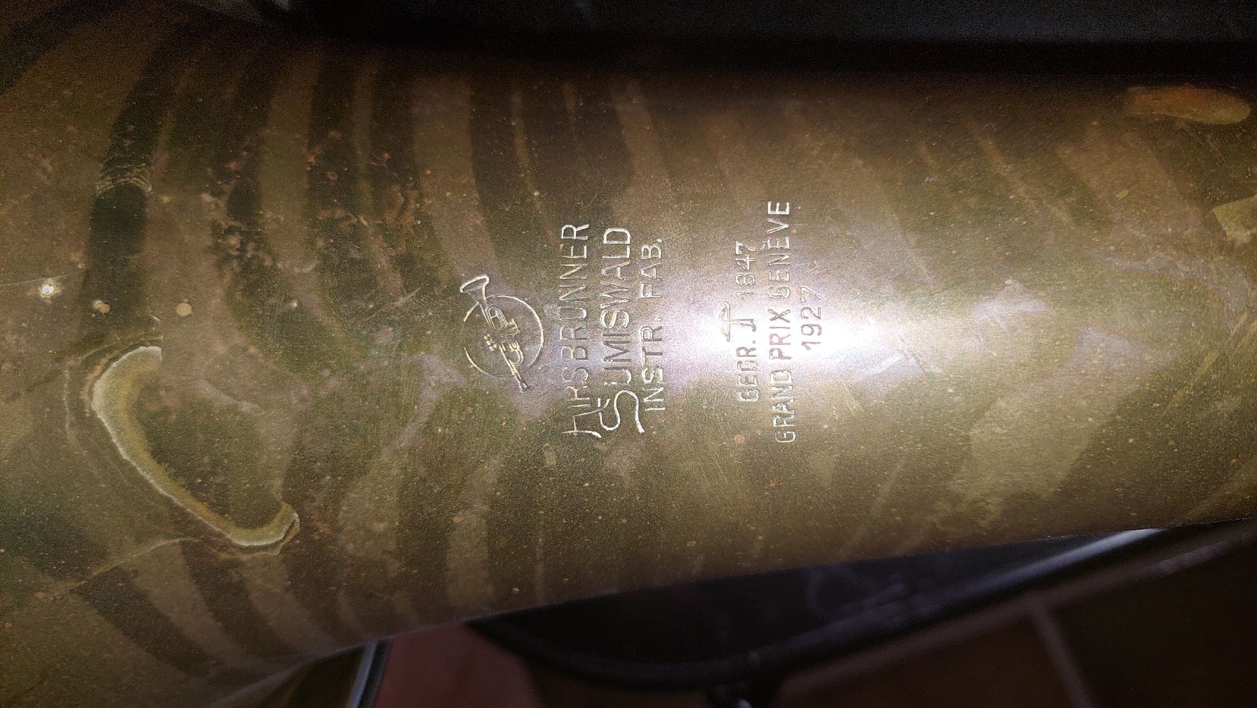 Strumenti musicali: nice&old Baritone od.Tenorhorn – Difettoso da Basel venduto da O-MEGA 6