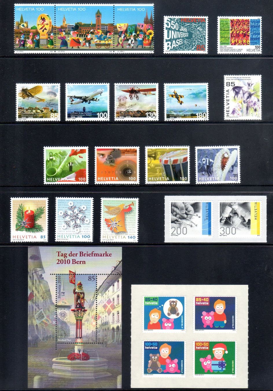 Alle Briefmarken: JAHRESSAMMLUNG 2010 ** POSTFRISCH ** - EM26 – Neu (gemäss Beschreibung) aus Losone von EM2019